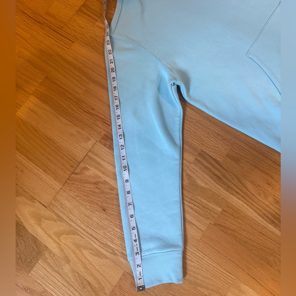 NWOT Life Is Good Fleece Hoodie Pullover Sunflower Light Blue Women’s Large - Picture 12 of 12